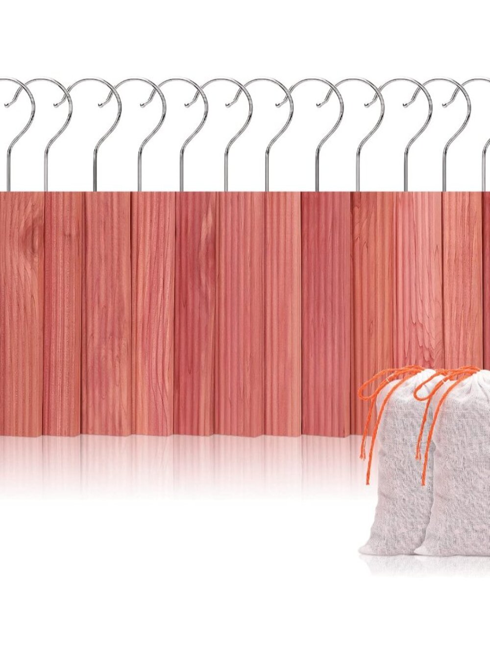 Cedar Blocks for Clothes Storage, Aromatic Cedar Wood for Closets and Drawers, C
